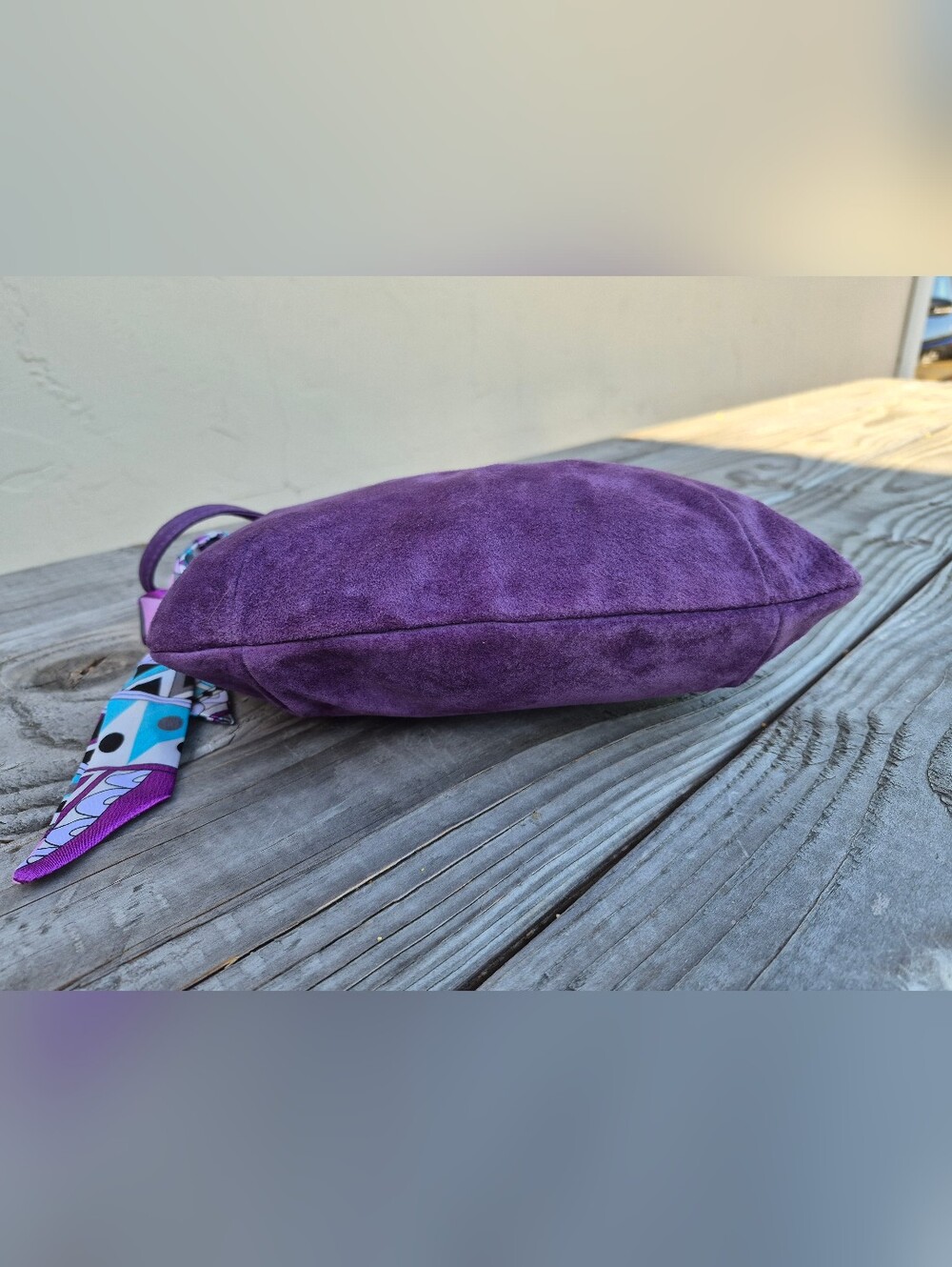 Vintage Suede Crossbody Bag - Picture 7 of 7